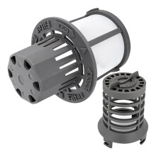 WD12X25995 Ultrafeinfilter- und Korbbaugruppe, Kompatibel mit für GE Hotpoint Geschirrspülerzubehör
