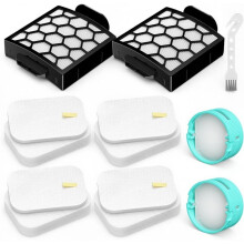 Substituição de Filtro para Aspirador Vertical para Rotator Pet ZU100 ZU102, Kit de Filtro de Controle de Odor e Pelos de Animais