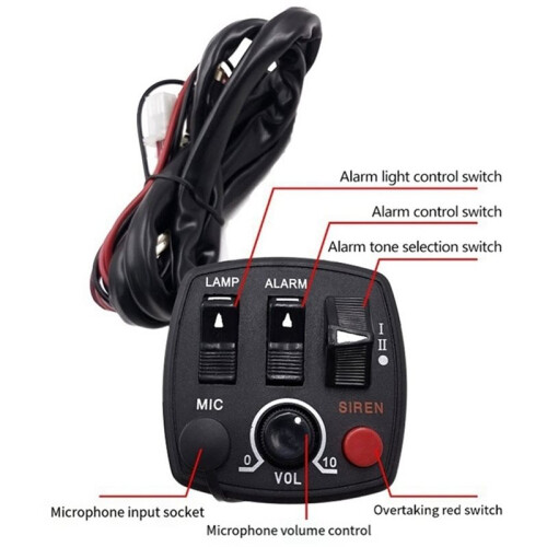 Motorcycle  Handle Controller for Electric Startup Headlight Speaker Warning Light Volume Control Switches, 1PC 1