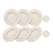 Banneton Basket Liners, 10" 3 Round, 3 Oval & 2 Sourdough Jar Covers Reusable Dough Bowl Liner with Jar Covers