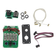 Piezo 5-Band EQ Acoustic Guitar Pickup Active/Passive Switchable Preamp for Enhanced Sound & Easy Installation