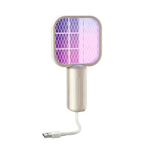Przenośny USB Zapper na Owady z Lampą UV, Elektryczna Lampa do Zabijania Komarów i Rakieta do Łapania na Kemping i do Domu B