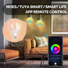Ampoule Intelligente Tuya WiFi E26 à Intensité Variable RGBCW, Lampe LED à Changement de Couleur, Compatible avec une Application, 110 V