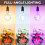 WiFi Tuya  Bulb E26 Dimmable RGBCW LED Lamp Color Changing  Light Bulb Works with App Control 110V 5