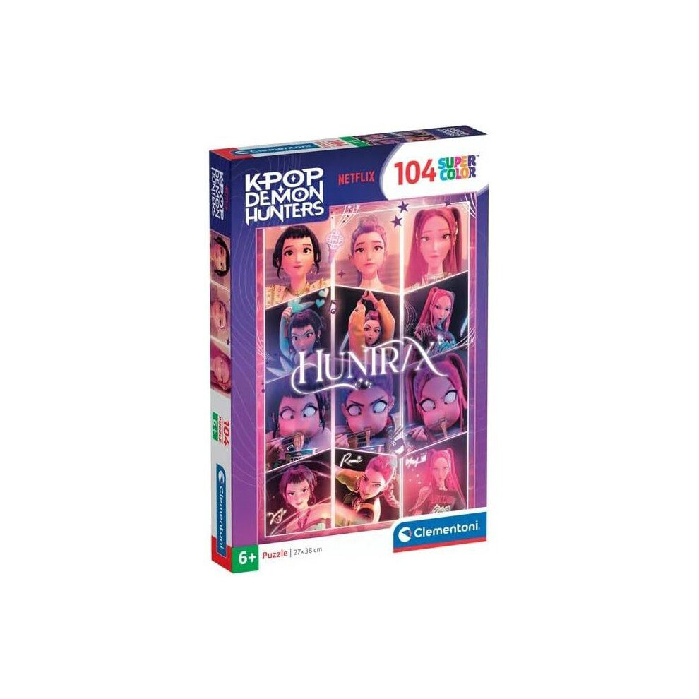 Clementoni - K-Pop Demon Hunters - 104 Piece Puzzle - Children's Puzzle - From 6 Years - Trio Huntrix - Rumi, Mira, And Zoey - Netflix - Image 5