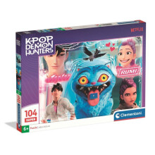 Clementoni - K-Pop Dämonenjäger - Puzzles 104 Teile Super - Kinderpuzzle - Ab 6 Jahren - Juni - Rumi - Netflix - 48,5 x 33,3