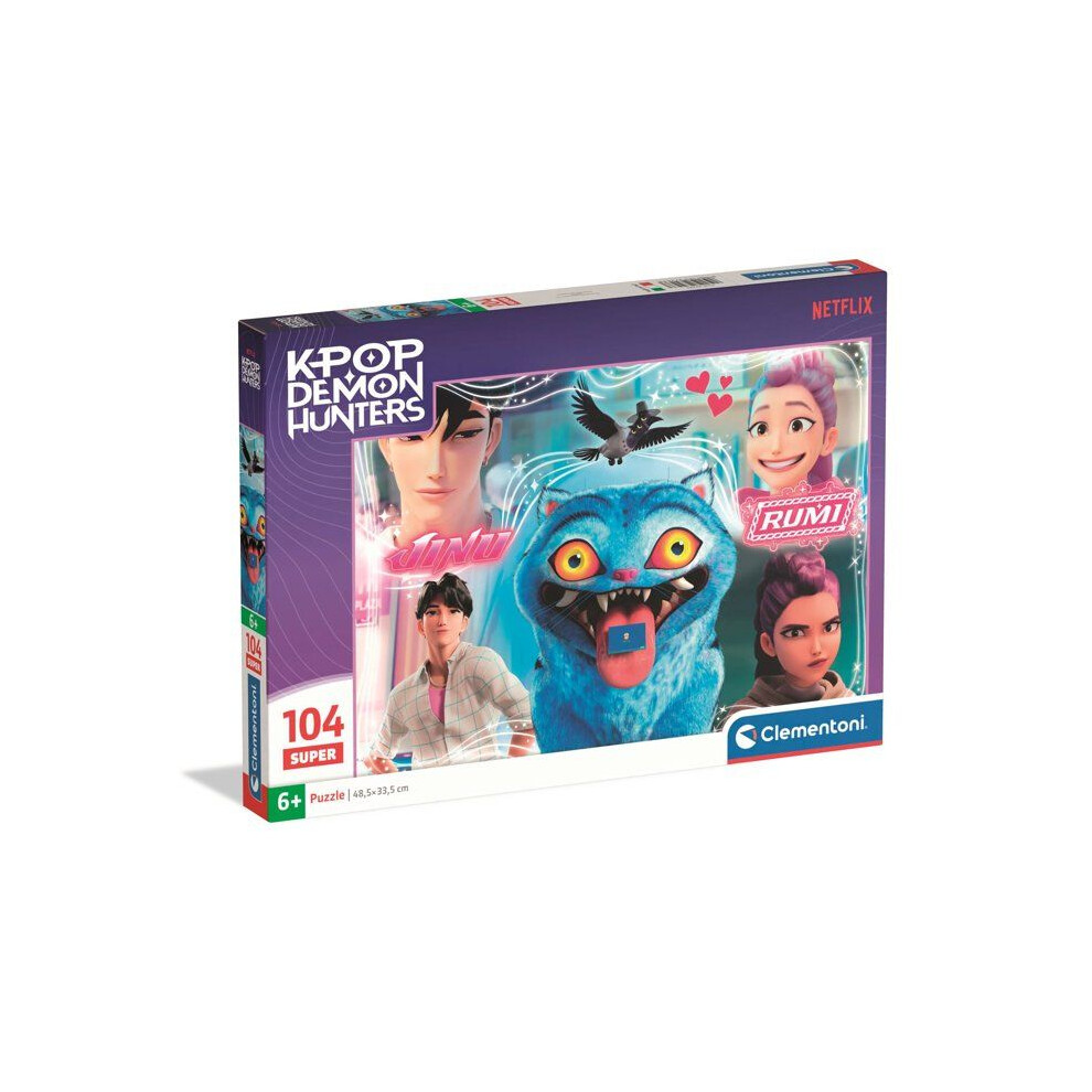K-Pop Demon Hunters Puzzle Derpy Rumi Jinu 104 XL Piece Puzzle - Image 5