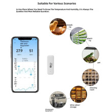 Temperature Monitor Connects Via  to the Mi Home App, Allowing for Remote Settings and  Automation