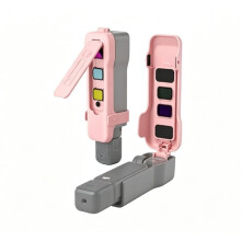 Schutzdeckel für für Osmo Pocket 3, Klappdeckel Aus Kunststoff, 5 Integrierte Filterfächer, Kratzfeste Abdeckung
