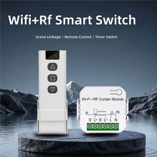 433MHz RF Wireless 2 Way Control LED Dimmer Module AC220V Brightness Dimmer  for LED Halogen Light Dimming Driver