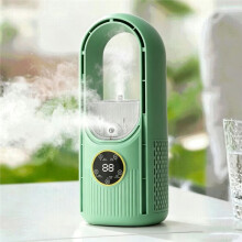 Ventilateur Électrique USB Sans Pales avec 6 Vitesses, Silencieux, Minuterie, Climatiseur Portable, Ventilateur Humidificateur