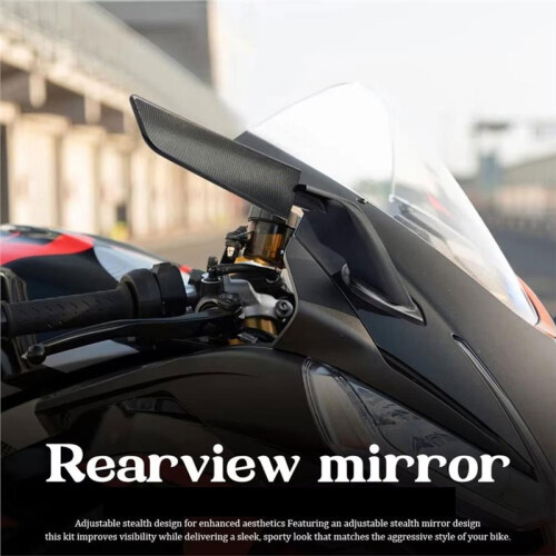 Motorcycle Wind Wing Rearview Mirror for  RS660 RSV4 1100 2025+, Aerodynamic Side Mirror Replacement Accessories 2