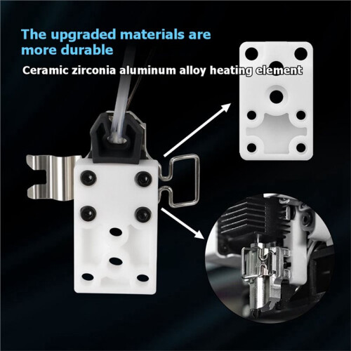 For  A1/A1  2nd Gen Ceramic Heating Base Hotend Replacement Part 3D Printer Accessories Replacement Parts