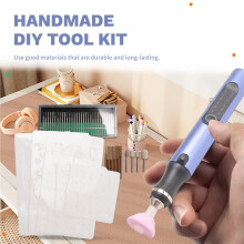 Kit met Gereedschap voor Het Polijsten van Hars, Elektrische Boorset voor Hars, Roterende Pen met Bits en Ontbraamgereedschap voor Het Maken van