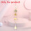 (Green) Sun Catcher Gold Moon Tree Agate Sunlight Window Decor Hanrafted Weaving With 1