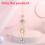 (Turquoise) Sun Catcher Gold Moon Tree Agate Sunlight Window Decor With Hanrafted Weaving 1