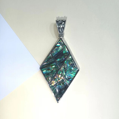 (Color D) Based Shell Geometric Pendant Necklace Craft Accessories Artisans Accessory