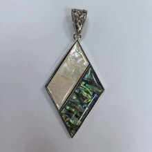 (Color E) Based Shell Geometric Pendant Necklace Craft Accessories Artisans Accessory