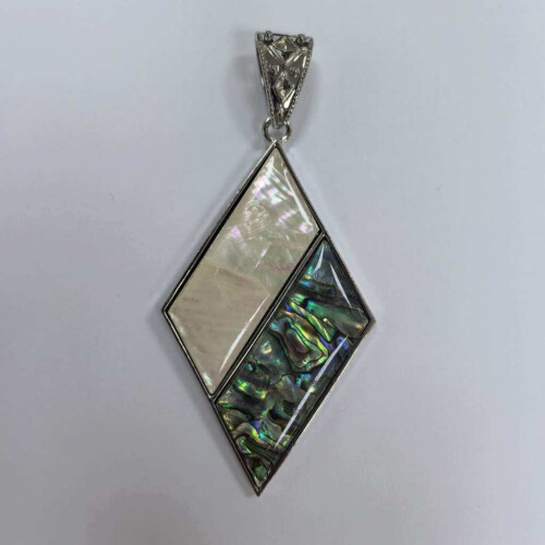 (Color E) Based Shell Geometric Pendant Necklace Craft Accessories Artisans Accessory