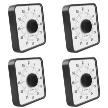 4X Vision Timer 60 Minute Timing Hind Leg Stand Countdown Clock Kitchen Baking Timer for Classrooms or Meetings
