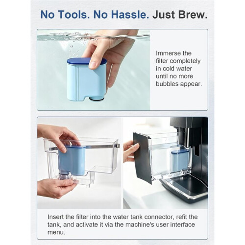 CA6903/22 Filter Replacement for  AquaClean Coffee Machines Compatible for  Aqua Clean Filter CA6903/10 1