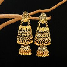 Earrings Retro Alloy With Geometric Design And Natural Style For Jewelry Women