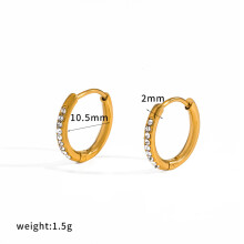 (Style B) Stainless Geometric Steel Earrings Women Quality Coating Outings Jewelry Work