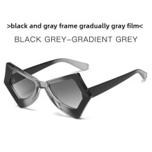 (Gray )Butterfly Cat Eye Sunglasses With Uv400 Protection For Fashion Outings Summer