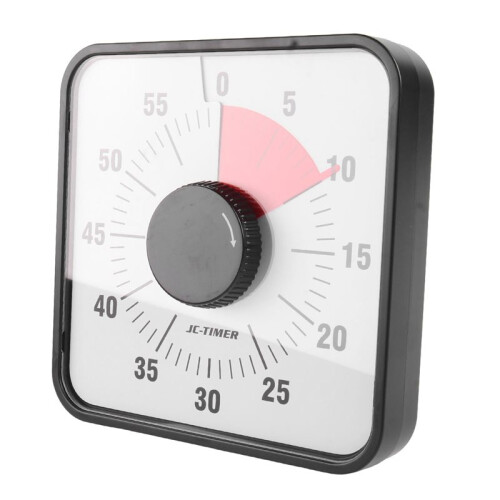4X Vision Timer 60 Minute Timing Hind Leg Stand Countdown Clock Kitchen Baking Timer for Classrooms or Meetings 2