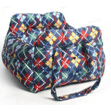 (D, Big) Dog Car Seat with Safety Belt - Non-Slip Pet Car Bed for Small Dogs, Washable Travel Carrier with Secure Straps for Safe Car