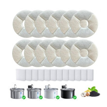 Replacement Filters & Sponges for 3.5L/118oz Wireless Fountain Wireless Cat Fountain Helps Maintain Freshs