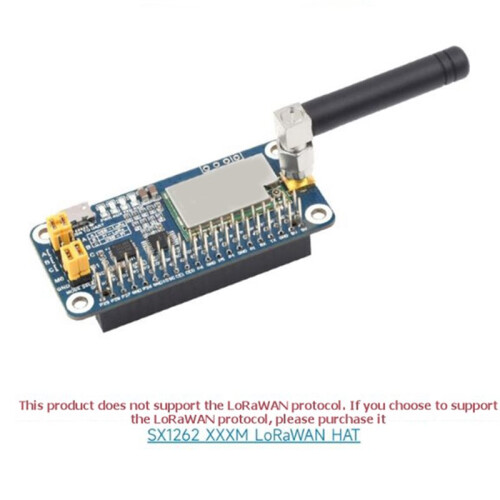 Para A Placa de Expansão LoRa SX1268 470M Do Raspberry Pi, Módulo HAT LoRa com Interface UART para Comunicação Sem Fio de Longo Alcance