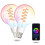 WiFi Tuya  Bulb E26 Dimmable RGBCW LED Lamp Color Changing  Light Bulb Works with App Control 110V 3