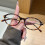 (Brown)Anti Blue Light Glasses For Women With Retro Tortoise Shell Frame Chic Style 9