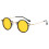 (Leopard Pattern)Geometric Round Flat Frame Glasses With Blue Light Filtering For Teen Use 10