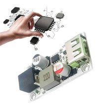 UFCS/VOOC Multi-Protocol Fast Charging Module 36W 9-30V QC3.0 BuckModule Aluminum-Based PCB Module