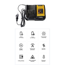 DCB112 EU Plug Fast Charger for 21V Batteries Quick Charging Dock Replacement for Battery