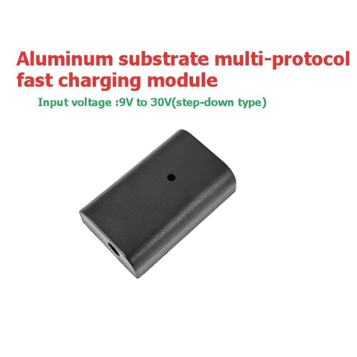 UFCS/VOOC Multi-Protocol Fast Charging Module with Case 36W 9-30V QC3.0 BuckModule Aluminum-Based PCB Module