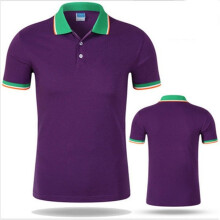(Purple, 2XL) Shirt Polo T Shirt For Work Men Women Short Sleeve Quickdry Breathable Uniforms