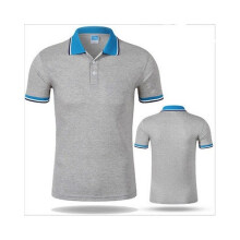 (Grey, S) Shirt Polo T Shirt For Work Men Women Short Sleeve Uniforms Breathable Quickdry