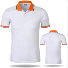 (White, 2XL) Shirt Polo T Shirt For Work Men Women Short Sleeve Quickdry Breathable Uniforms