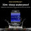 (Black Blue)Mens Thin Quartz Watch With Rectangular Dial And Stainless Steel Strap For Daily 8