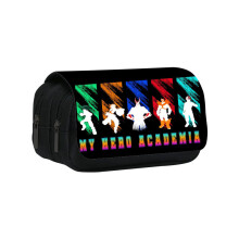 (Style 4) Hero My Academia Character Kids And Teens Double Layer Pencil Storage Pouch Bag