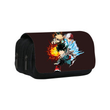 (Style 27) Hero My Academia Character Kids And Teens Double Layer Pencil Storage Pouch Bag