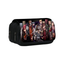 (Style 14) Hero My Academia Character Kids And Teens Double Layer Pencil Storage Pouch Bag