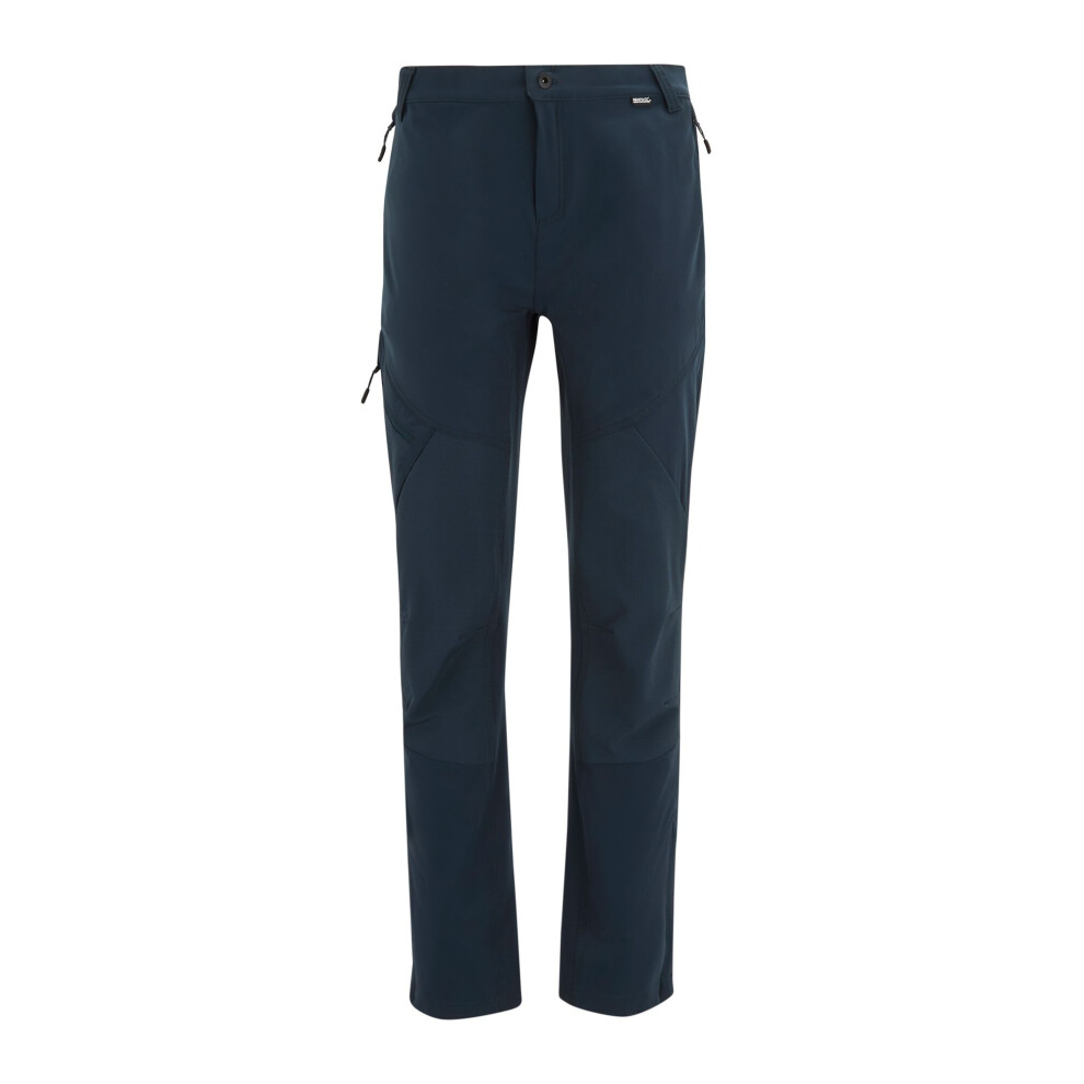Regatta Men's Questra Hiking Trousers - Navy - 38R - Navy - 100% Polyester - Image 2