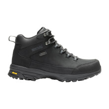 (10 UK, Black) Regatta Mens Burrell Leather Walking Boots