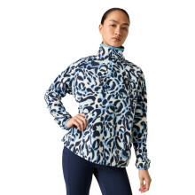 (12 UK, Dusky Blue) Dare 2B Womens/Ladies Wing It Animal Print Fleece Top