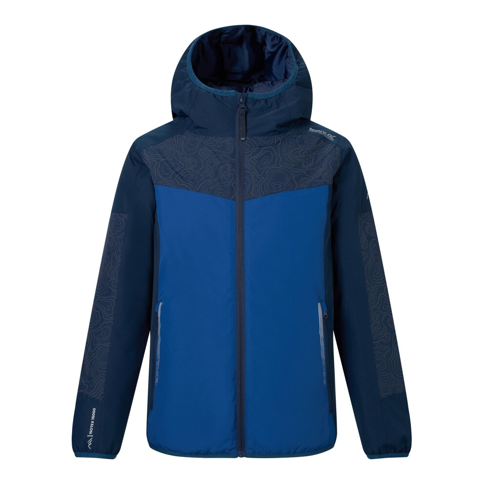 Regatta Unisex Blue Childrens/ Illuma Waterproof Reflective Insulated Jacket - Size 14 Years Kids - Image 3