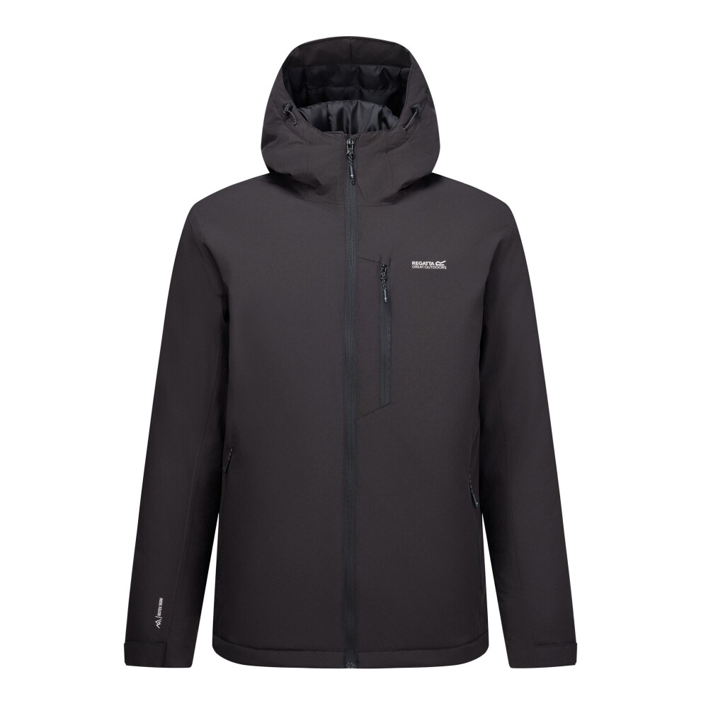 Regatta Men's Black Allston Waterproof Jacket - Size 42/Regular - Image 3